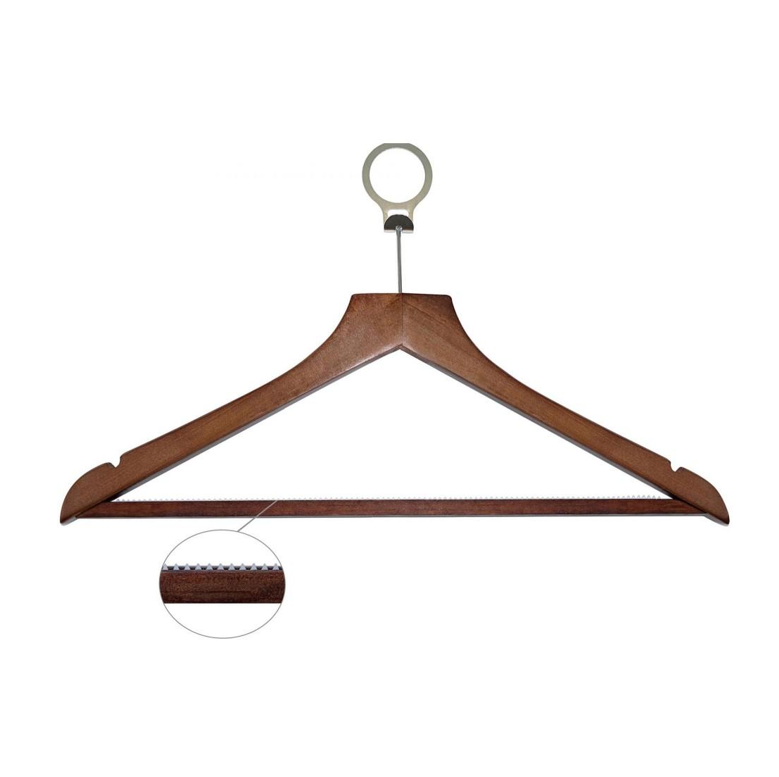 BASIC Dark Wood with Trousers Bar and Ring Vaatehenkari