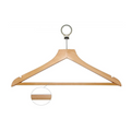 Basic Wooden With Trousers Bar And Ring Vaatehenkari