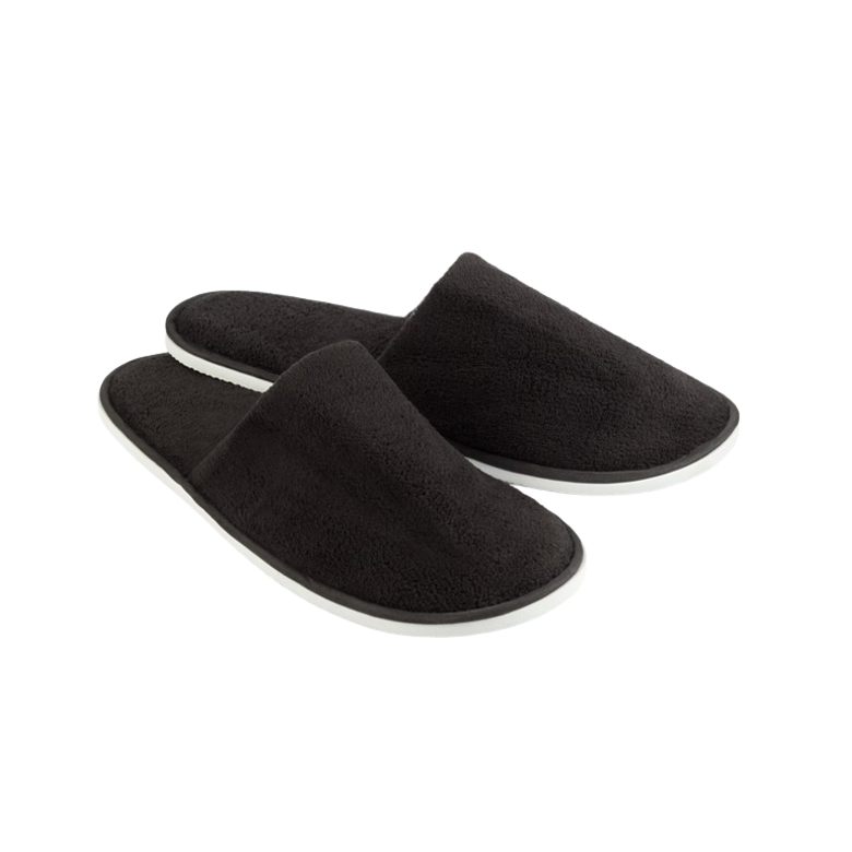 Fleece Kylpytossut, 29cm, Mustat