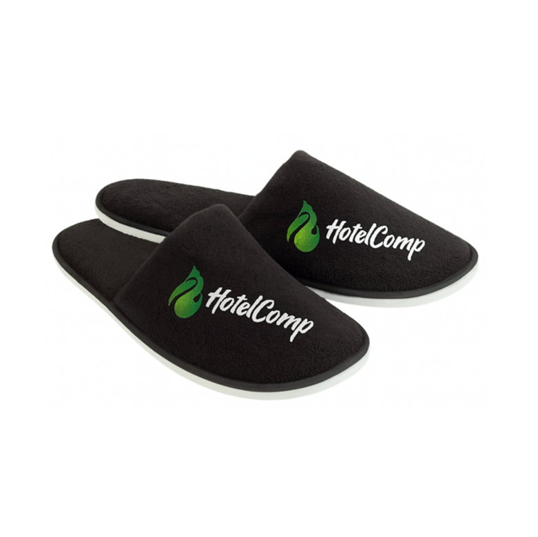 Fleece Logo Kylpytossut, 29cm, Mustat